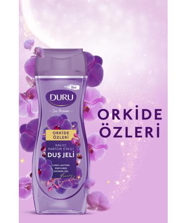 Duru Bath Loofah with Orchid Shower Gel 3x450ml - Buy Online on GoSupps.com