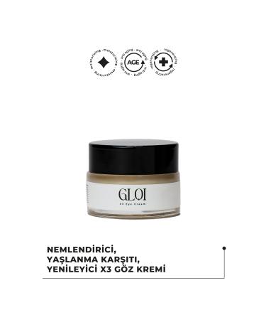 GLOI 3 Effect Eye Cream - Under Eye Bags and Dark Circle Remover Anti-Dark Circle