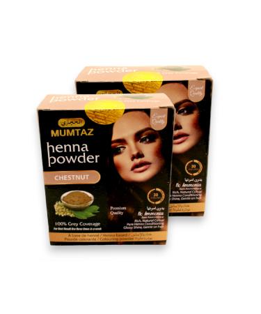My Real Mumtaz Hair Henna Chestnut 6 Pack 2 Boxes