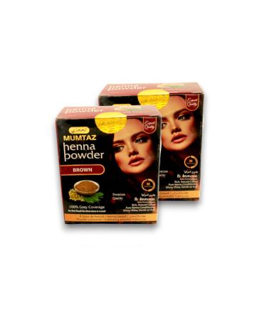 My Real Mumtaz Hair Henna Brown 6 Pack 2 Boxes