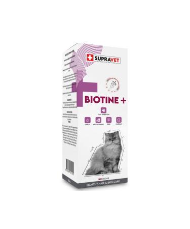 Supravet BIOTINE CAT EXTRA SKIN AND HAIR HEALTH DROPS 100 ML - Buy Online on GoSupps.com