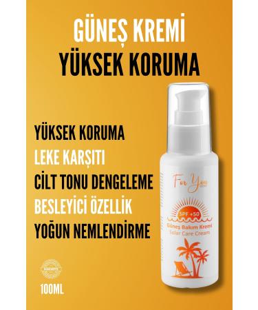 For You Gold Sun Cream Anti-Spot High Protection SPF50+ Factor 100 Ml Sun Cream - Buy Online on GoSupps.com