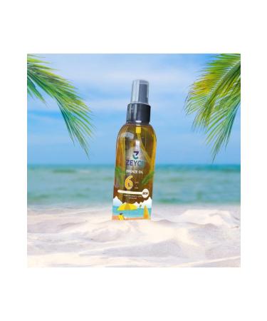 ZEYCE Olive Oil Protective and Bronzing Sun Oil 200 ml Spf 6