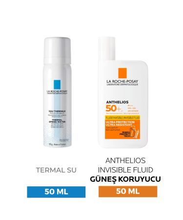 La Roche Posay Face Sun Cream - Anthelios Shaka Fluid Spf 50 + 50 Ml + Thermal Water 50 Ml