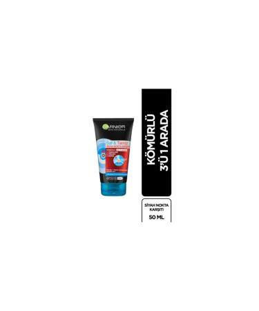 Garnier Pure Clean Anti-Blackhead Charcoal 3 in 1 50ml