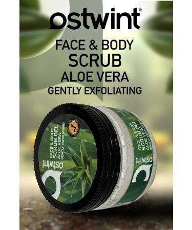Ostwint Scrub Gel Aloe Vera Extract Face and Body Peeling 300 ml - Buy Online on GoSupps.com