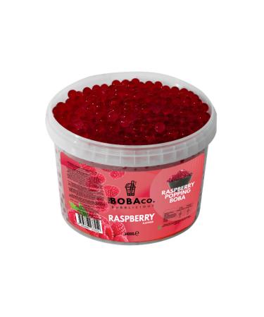 TheBobaCo. Bubblicious Bubble Tea Boba - Raspberry 3 4kg - Buy Online on GoSupps.com