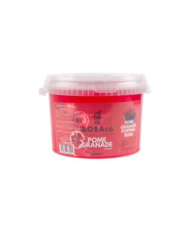 TheBobaCo. Bubblicious Bubble Tea Boba - Pomegranate / Pomegranate 3 4kg