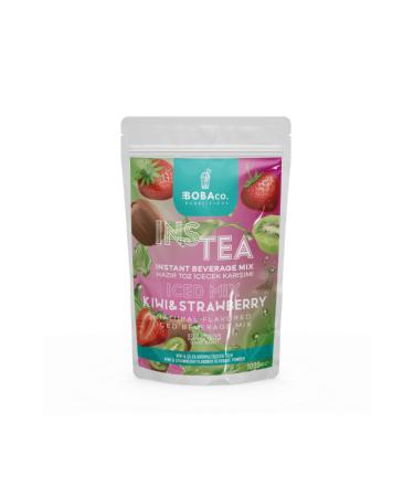 TheBobaCo. Bubblicious Instea Kiwi & Strawberry - Kiwi & Strawberry Flavored Iced Tea Mix