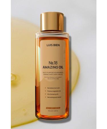 Luis Bien Natural Formula Multi-Purpose Revitalizing and Moisturizing No: 18 Oil 100 ml - Buy Online on GoSupps.com