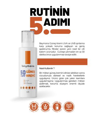 Beymona 50spf+ Very High Protection Face and Body Sun Cream 100ml - Buy Online on GoSupps.com