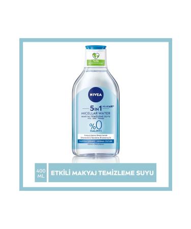 NIVEA Micellar Cleansing Water Refreshing Normal Skin Facial Cleanser 400ml