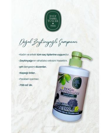 Ey p Sabri Tuncer Natural Olive Oil Shampoo BUY 17 PAY 15 700 ml and Cotton - Buy Online on GoSupps.com