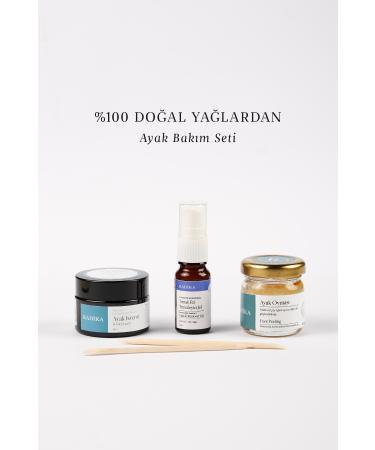 Radika Aromatherapy Foot Care Set / Foot Cream / Cuticle Cleaner / Foot Scrub-peeling