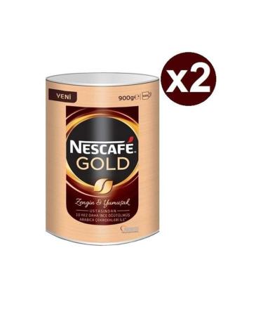 Nescafe Gold 900 Gr Granulated Coffee X 2 Pieces