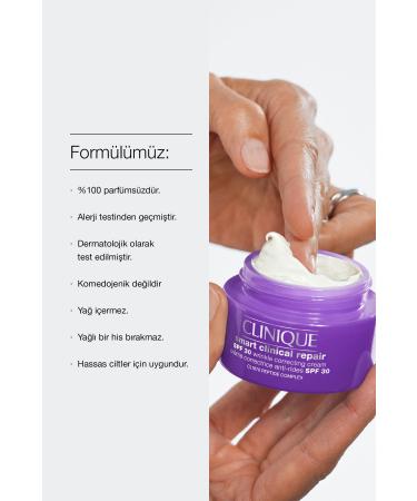 Clinique Smart Clinical Repair - SPF 30 Face Cream 50ml - Buy Online on GoSupps.com