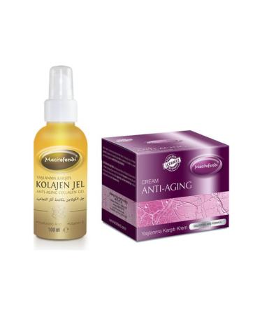 Mecit Efendi Anti-Aging Cream 1 Piece 100 ml + Mecitefendi Anti-Aging Collagen Gel 1 Piece 100 ml