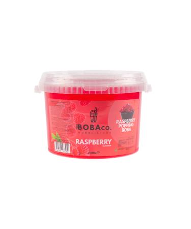 TheBobaCo. Bubblicious Bubble Tea Boba - Raspberry 3 4kg