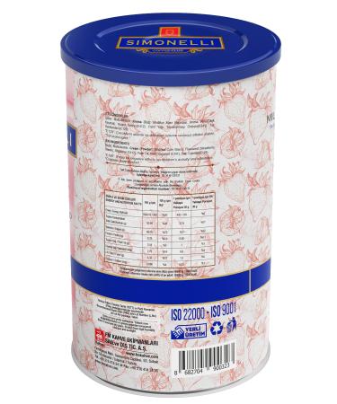 Simonelli Milkshake Strawberry Flavored 1000g Tin - Buy Online on GoSupps.com