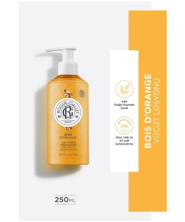 Roger&Gallet BOIS D'ORANGE Wellbeing Body Lotion with Bitter Orange - Petit Grain - Patchouli 250 ml