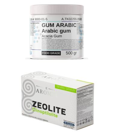 Aromel Zeolite 45 Chassis | GUM Arabic 500 gr | MHA TMA Zeolite GUM Arabic SET - Buy Online on GoSupps.com