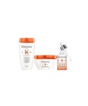 Kerastase Nutritive (Bain Satin Riche 250ml-Masquintense Riche 200ml-Nutri Supplement Serum 50ml) CYT797464643