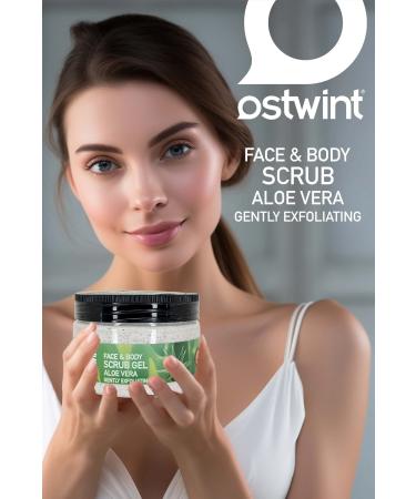 Ostwint Scrub Gel Aloe Vera Extract Face and Body Peeling 300 ml