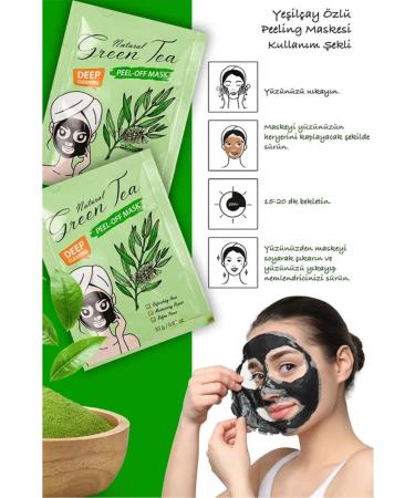 qualityworld 3 Pieces Blackhead Mask Series 20 Gram Natural Green Tea Cure Spreadable Face Mask - Buy Online on GoSupps.com