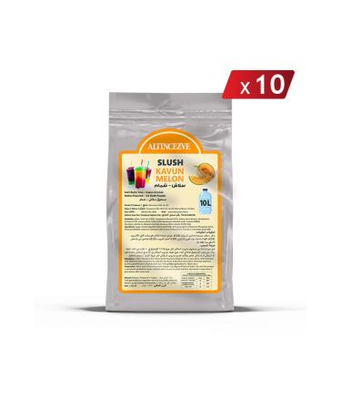 Alt ncezve Ice Slush Snowy Iced Snow Powder | Melon 1.250 gr - 10 LX 10 Pieces