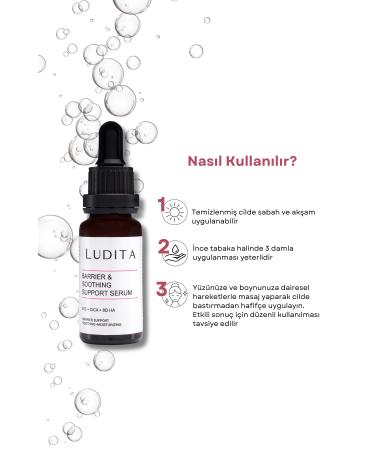 LUDITA Soothing Repairing Moisturizing Barrier Strengthening Vitamin B12 Ceramide Serum - Buy Online on GoSupps.com