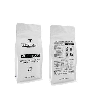 Simonelli Milkshake Strawberry Flavored 1000g Pack