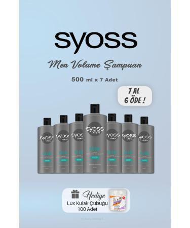 Syoss BUY 7 PAY 6 Syoss Men Volume Shampoo 500 ml Ear Bud Gift