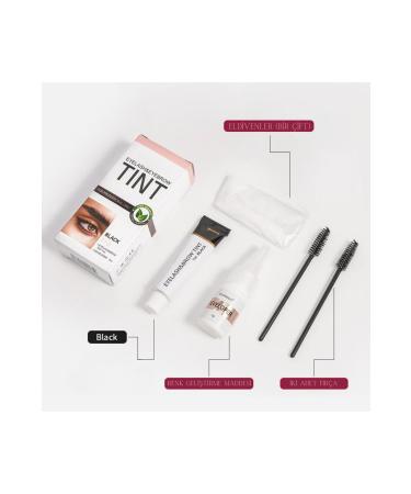 Pavone BLACK COLOR EYEBROW DYE - EYEBROW & EYELASH DYER SET - EYEBROW & EYELASH DYE - Buy Online on GoSupps.com