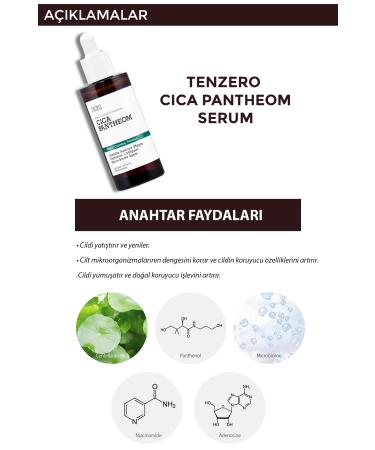 TENZERO Soothing Centalle Asiatica Ampoule Serum with Panthenol and Microbiome 50ml - Buy Online on GoSupps.com
