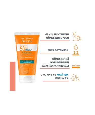 Avene Solaire Cleanance SPF 50+ Sunscreen for Oily Skin 50 ml/GEMASC4D49-711ED8