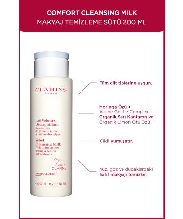 Clarins Velvet Cleansing Milk - Cleansing Milk 200 ml