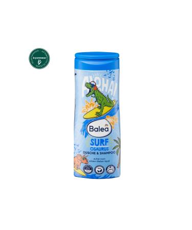BALEA Kids Shower Gel and Shampoo 2 in 1 Surfosaurus 300 ml