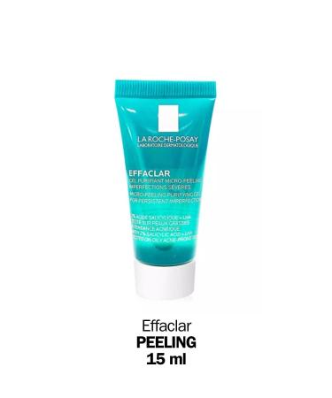 La Roche Posay Effaclar Micro Peeling Gel for Acne Prone Skin 15 ml (Trial Size)
