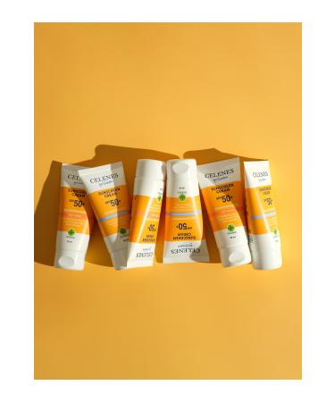 Celenes by Sweden HERBAL SK N BR GHTEN NG SUN CREAM DRY AND SENSITIVE SK N 50+ SPF 50 ML KEYON2061 - Buy Online on GoSupps.com
