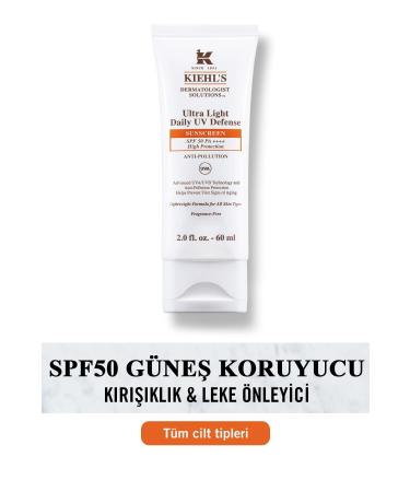 Kiehl's ULTRA L GHT DA LY UV PROTECT VE SK N BR GHTEN NG SUN CREAM - SPF50 60 ML KEYON2067