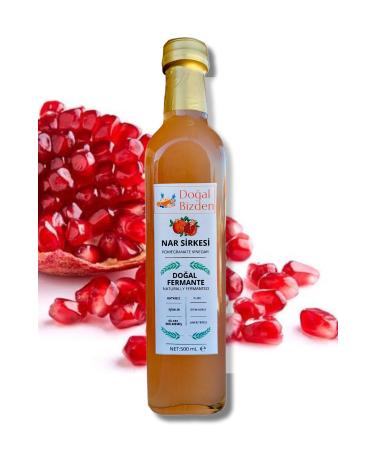 YB Natural Fermented Pomegranate Vinegar Soft Drink 500ml Glass