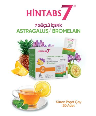 Hintabs 7 Chinese Milk Milk "astragalus" Pineapple Extract "bromelain" Detox Tea - Buy Online on GoSupps.com