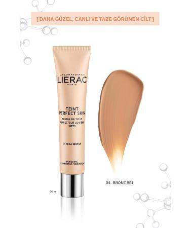 Lierac TEINT PERFECT BRONZE BEIGE / SKIN BARRIER REPAIRING 4 ILLUMINATING FOUNDATION PSSN1461
