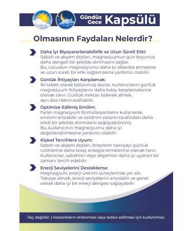 ORFARMA Magnesium Day&Night 60 Tablets - Buy Online on GoSupps.com