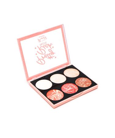 Roesia Rose Cosmetics Rose Pretty Rich 6-Piece Blush & Highlighter Palette - Buy Online on GoSupps.com