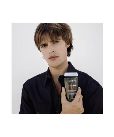Kerastase Genesis Homme Quotidien Men's Purifying Shampoo 250 ml and Anti-Hair Loss Serum 90 ml CYT5 - Buy Online on GoSupps.com