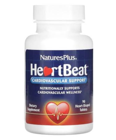 NaturesPlus Cardiovascular support heart shaped Taurine Polygonum cuspidatum B12 ubiquinone Folate