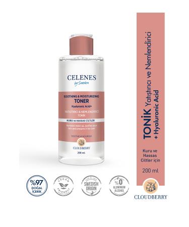 Celenes by Sweden CLOUDBERRY MOISTURIZING & SKIN BRIGHTENING TONIC 200 ML KEYON2112