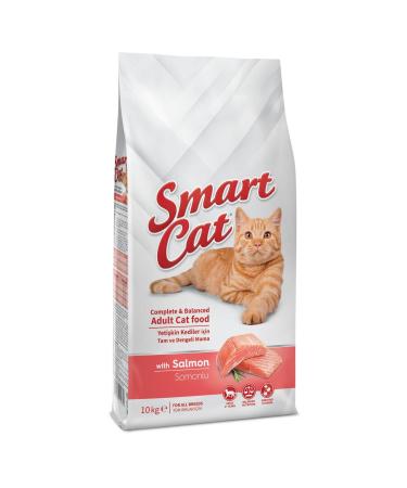 Smart Cat Adult Cat Food with Salmon 10 Kg