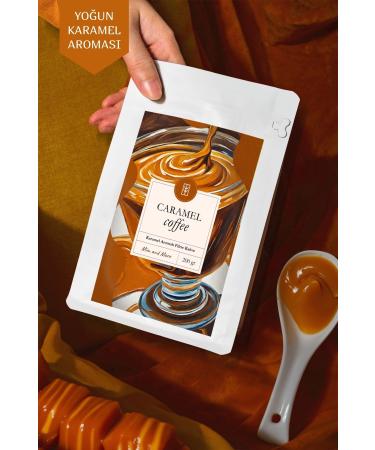Mim and More Caramel Coffee Caramel Flavored Coffee Beans 200 Gr